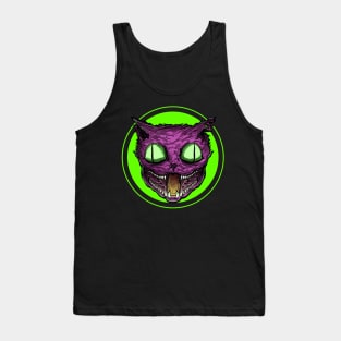 Cursed Cat (green) Tank Top